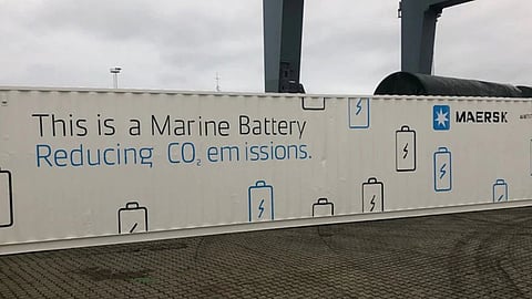 Maersk Pilot Next-Gen Green TEU Vessel Battery