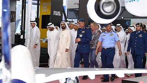 Mohammed bin Rashid Inspects Preparations for Dubai Airshow 2019