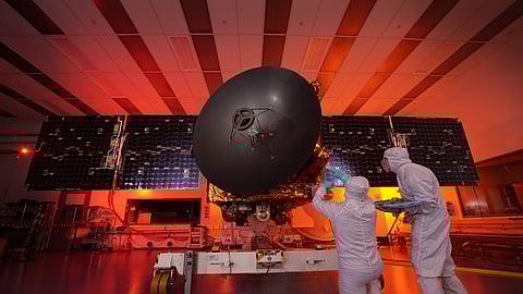 Emirates Mars Mission Hope Probe Spacecraft Encapsulated for Liftoff