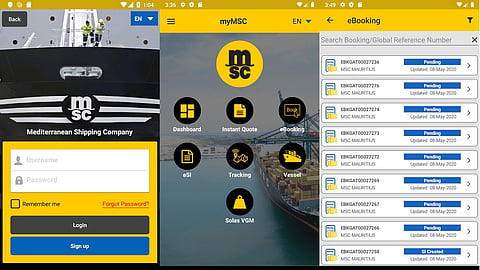 MSC's 'Instant Quote' Function Goes Live