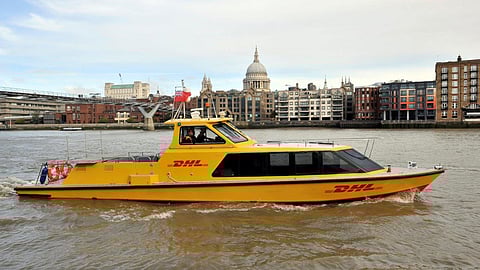 DHL Express Launches New Service in London with Riverboats