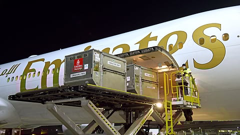 Emirates SkyCargo Flies In First of Pfizer-BioNTech COVID-19 Vaccines