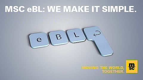 MSC Launches Electronic Bill of Lading Service