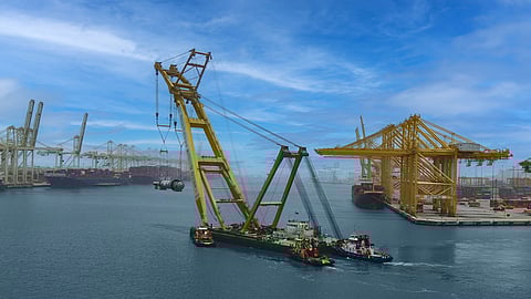 Jebel Ali Port Transports Four Mega Polyethylene Reactors