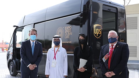DP World, UPS Bring World's First Solar Power Charged EVs to Expo 2020