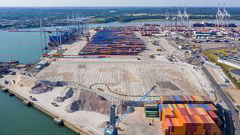 DP World Opens New Storage Park For Empty Containers At Southampton