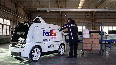 FedEx Tests Autonomous Delivery Vehicle In China