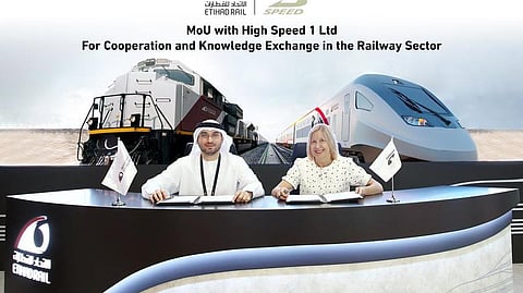 Etihad Rail Signs Three MoUs with European companies