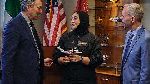 Mozah bint Marwan Becomes First Woman to Pilot the AW609 Tiltrotor