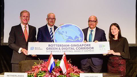 MPA, Port of Rotterdam to Establish Green Corridor for Clean Shipping