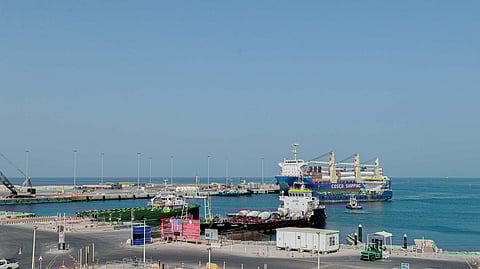 AD Ports Group Welcomes First International Shipment at Mugharraq Port