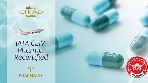 Etihad Cargo Gets IATA CEIV Recertification for Pharma Logistics