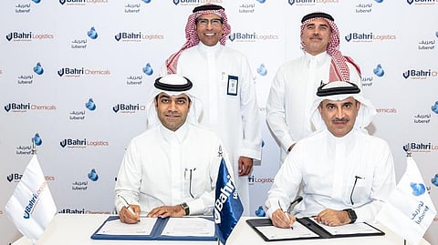 Bahri’s Chemicals and Logistics Units Sign MoUs with Luberef