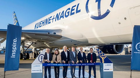 Kuehne+Nagel Receives First Boeing 747-8 Freighter from Atlas Air