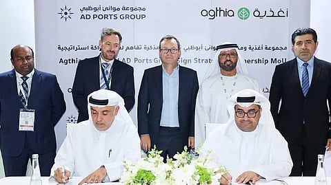 AD Ports Group and Agthia Group Sign Strategic Partnership MoU