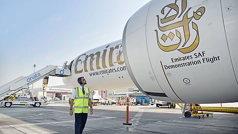 Emirates Completes First Flight Using 100% Sustainable Aviation Fuel