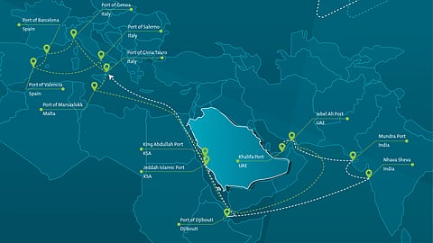 New Trade Corridor Connects Jeddah to India and West Mediterranean