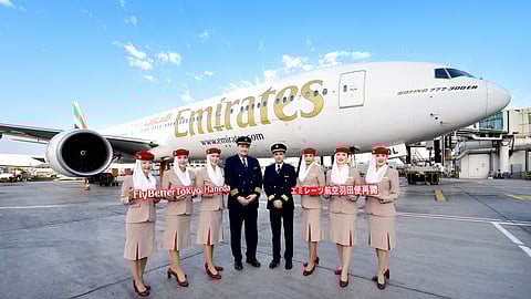 Emirates Lands in Tokyo-Haneda