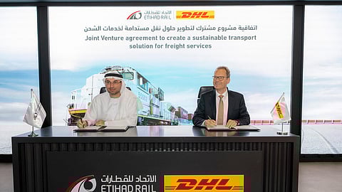 DHL and Etihad Rail Inter-Modal Logistics Joint Venture Gets Incorporated