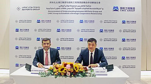 AD Ports Group Signs MoU with China's CMEC to Expand Global Reach