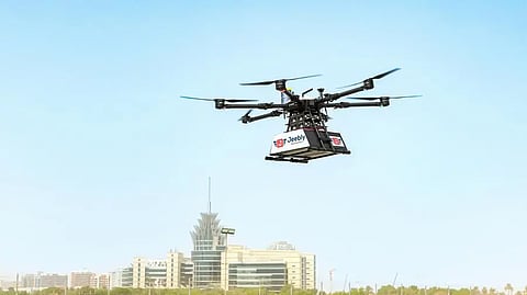 Dubai Silicon Oasis Hosts Drone Delivery Trials Conducted by UAE's Jeebly and Skye Air