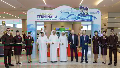 Etihad Airways Operates First Commercial Flight from Terminal A