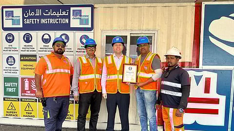 Gulftainer Wins Health & Safety Gold Medal Award 6th Year in a Row