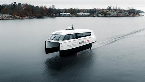 Candela Electric Hydrofoil Ships to Serve NEOM Water Network