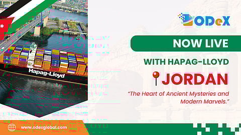 ODeX Expands to Jordan, Empowering Hapag-Lloyd Clients with Digital Solutions