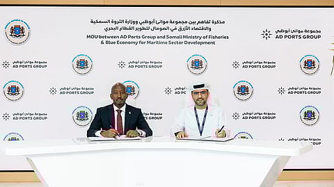 AD Ports Group and Somali Ministry of Fisheries & Blue Economy Sign MoU for Maritime Sector Development