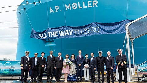 Maersk Names Newest Dual-Fuel Methanol Vessel 'A.P. Møller'