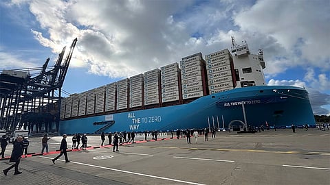 Maersk Names Dual-Fuel Methanol Vessel 'Adrian Mærsk'