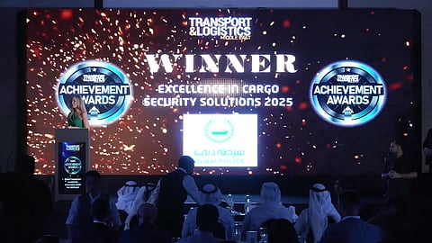 Dubai Police Wins Excellence in Cargo Security Solutions 2025 Award