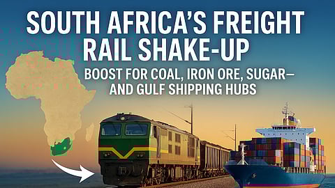 South Africa’s Freight Rail Shake-Up: Boost for Coal, Iron Ore, Sugar - and Gulf Shipping Hubs