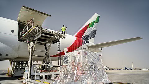 Emirates SkyCargo Transports Arab Satellite 813 From Dubai to Launch Pad