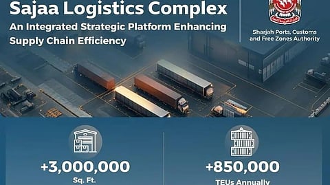 SPCFZA and Gulftainer's Sajaa Logistics Complex Emerges as a Large Capacity Strategic Hub