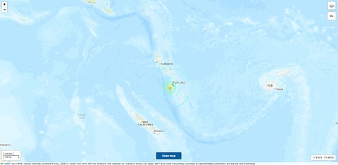 6.3 magnitude earthquake hits off Vanuatu capital: USGS