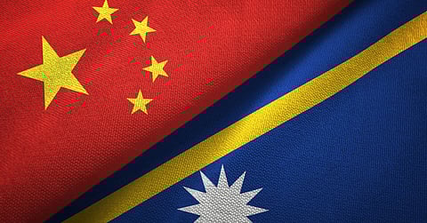 China, Nauru formally resume diplomatic relations
