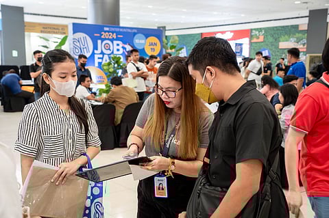 The city’s regular Jobs Fair offered 2,850 job opportunities from 55 companies, with a total of 1,129 hopefuls registering with the Public Employment Services Office.