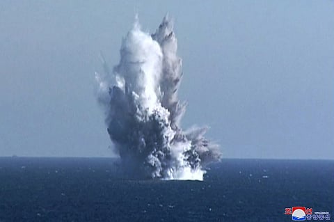 Pyongyang "conducted an important test of its underwater nuclear weapon system 'Haeil-5-23' under development in the East Sea of Korea," according to a statement from the defence ministry carried by state news agency KCNA.
