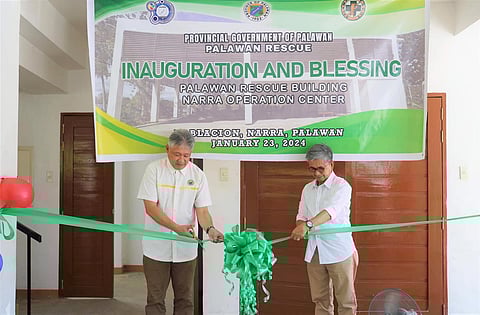 Palawan inaugurates town rescue building