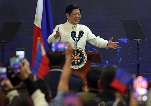 President Ferdinand Marcos Jr. meets the Filipino community in Hanoi, Vietnam on Monday, 29 January 2024.
