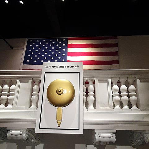 Replicas, such as this New York Stock Exchange bell, can be seen at RiseNY. | PHOTOGRAPHS BY Jocelyn Dimaculangan FOR THE DAILY TRIBUNE