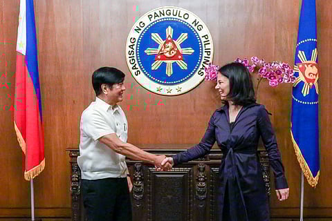 Let’s shake on that President Ferdinand Marcos Jr. firms up the schedule of his long-delayed visit to Germany, setting it for 12 March this year — to the apparent delight of German Federal Foreign Minister Annalena Baerbock who paid the President a courtesy call in Malacañang on Thursday.