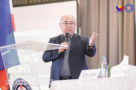 LTO Chief Assistant Secretary Atty. Vigor D. Mendoza II