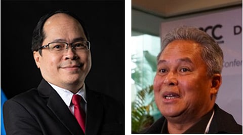 Philippine Economic Zone Authority director general Tereso Panga (left) and Bureau of Corrections director general Gregorio Catapang have signed a memorandum of understanding mandating their respective agencies to establish economic zones in a portion of lands under BuCor, which is in Palawan.