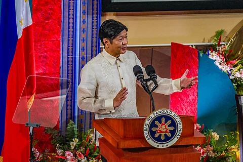 President Ferdinand Romualdez Marcos Jr. leads the ribbon-cutting ceremony for the Lung Center of the Philippines and National Kidney Transplant Institute and Lung Transplant Program on Monday, 23 January 2024 at the main lobby of the Lung Center of the Philippines in Quezon City.