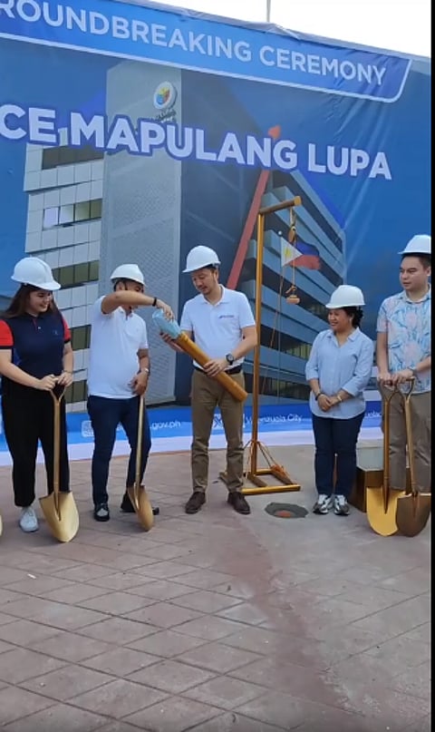 Groundbreaking and Capsule Laying Ceremony of ValACE Mapulang Lupa, 8 February 2024.