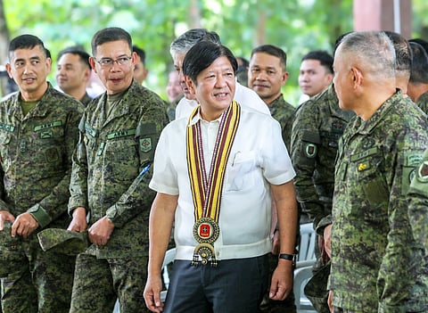 PBBM urges Phl soldiers to embrace peacemaking roles