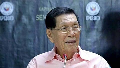 Chief Presidential Counsel Juan Ponce Enrile
